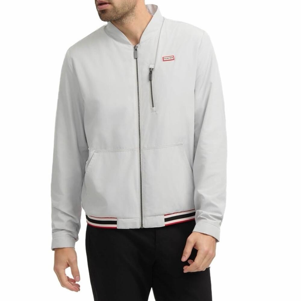 NWT Hunter Men's Moorgate Bomber Full Zip Jacket Oak Tan Size Large